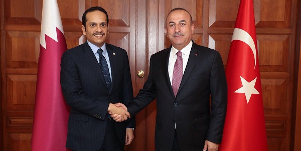 The visit of Foreign Minister Al-Thani of Qatar to Turkey, 23 October 2017