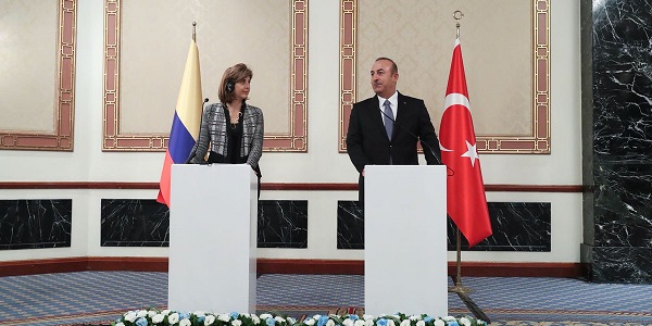 The visit of  Foreign Minister of Colombia to Turkey, 29 September 2017