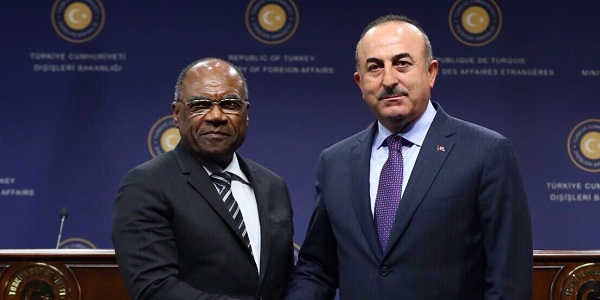 The visit of Deputy Prime Minister and Minister of Foreign Affairs and Regional Integration Leonard She Okitundu of the Democratic Republic of Congo to Turkey, 24 November 2017