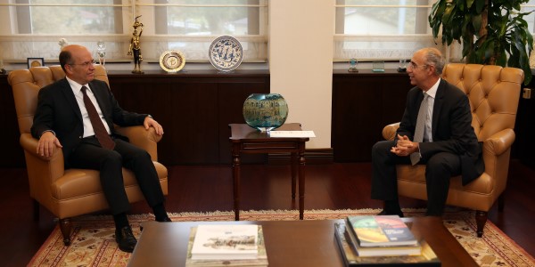 Deputy Foreign Minister, Ambassador Naci Koru received Italian Ambassador to Turkey