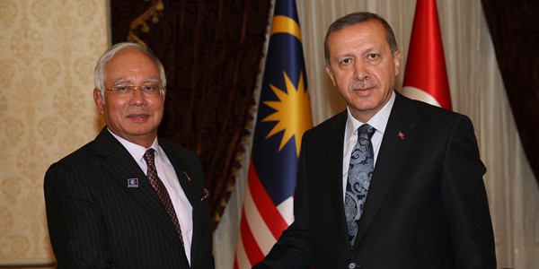 Prime Minister of Malaysia, Najib bin Tun Abdul Razak paid a visit to Turkey