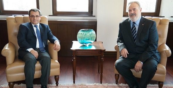 Deputy Minister of Foreign Affairs Ambassador Ahmet Yıldız received Ambassador Igor Bolboceanu of Moldova
