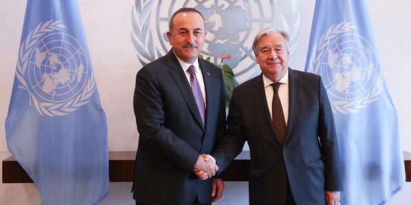 Visit of Foreign Minister Mevlüt Çavuşoğlu to the U.S. to attend the meetings of the 74th session of the United Nations General Assembly, 20 September 2019