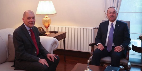 Meetings of Foreign Minister Mevlüt Çavuşoğlu with Ambassadors of Argentina and France , 8 May 2019