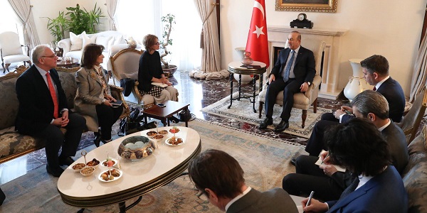 The meeting of Foreign Minister Mevlüt Çavuşoğlu with Agnes Callamard, UN Special Rapporteur on Extra-Judicial Executions, 28 January 2019