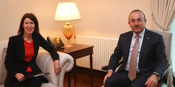 Réunions du ministre des Affaires étrangères Mevlüt Çavuşoğlu avec les ambassadeurs des Pays-Bas, du Tchad et de la République populaire de Chine, 26 février 2019