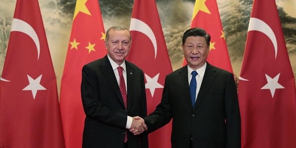 ززيارة السيد تشاووش أوغلو وزير الخارجية لجمهورية الصين الشعبية مرافقاً للسيد رجب طيب أردوغان رئيس الجمهورية، 2 تموز/يوليو 2019