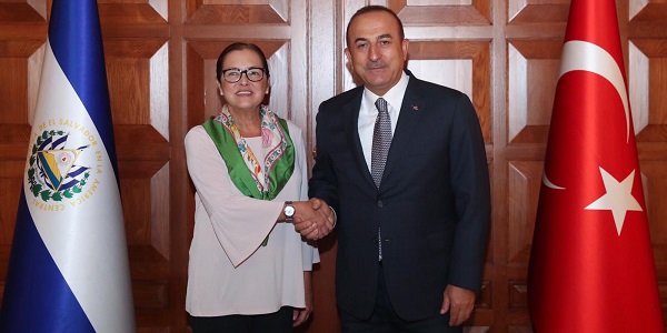 Meeting of Foreign Minister Mevlüt Çavuşoğlu with Foreign Minister Alexandra Hill of El Salvador, 20 August 2019