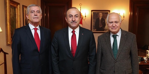 Le ministre des Affaires étrangères, Mevlüt Çavuşoğlu, a rencontré des ambassadeurs et a participé à la série des conférences du mercredi organisée par l’Académie de la gendarmerie et des garde-côtes, 2 janvier 2019