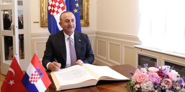 Visit of Foreign Minister Mevlüt Çavuşoğlu to Croatia, 17 June 2022