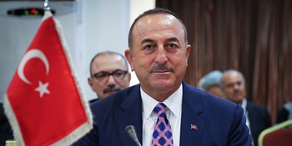 Visite du ministre des Affaires étrangères Mevlüt Çavuşoğlu à Djeddah afin de participer à la réunion extraordinaire du Conseil des ministres des Affaires étrangères de l'Organisation de coopération islamique, 15 septembre 2019