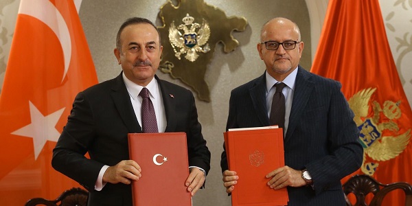 Visite du ministre des Affaires étrangères Mevlüt Çavuşoğlu au Monténégro, 10-11 février 2020