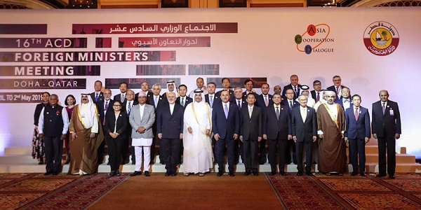 Visit of Foreign Minister Mevlüt Çavuşoğlu to Qatar to attend the 16th Foreign Ministers Meeting of the Asian Cooperation Dialogue, 1 May 2019