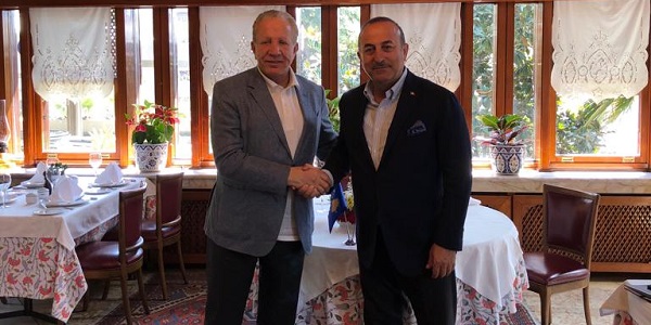 Sayın Bakanımızın Kosova Dışişleri Bakanı Behgjet Pacolli’yle görüşmesi, 7 Nisan 2019