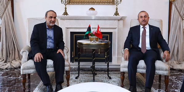 Dışişleri Bakanı Mevlüt Çavuşoğlu’nun Libya Yüksek Devlet Konseyi Başkanı Suveyhli ile görüşmesi, 13 Temmuz 2017