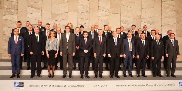 زيارة  معالي وزير خارجية جمهورية تركيا السيد مولود تشاووش أوغلو إلى بروكسل لحضور اجتماع وزراء خارجية الناتو، 20 نوفمبر/تشرين الثاني 2019