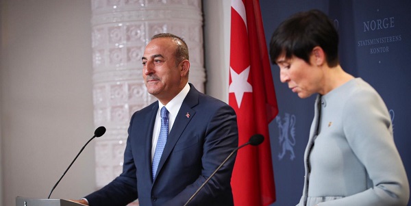 Visite du ministre des Affaires étrangères Mevlüt Çavuşoğlu en Norvège, 29-30 août 2019