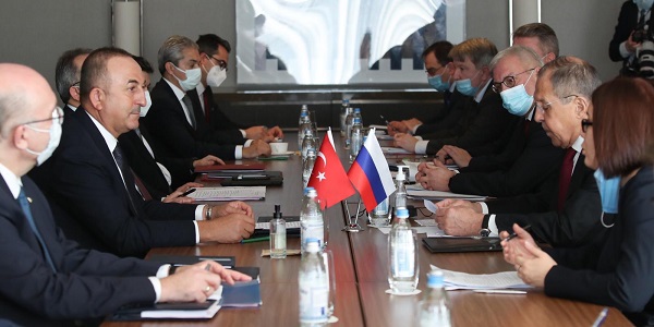 زيارة وزير الخارجية مولود تشاووش أوغلو إلى روسيا الاتحادية، 29 ديسمبر/ كانون الأول 2020