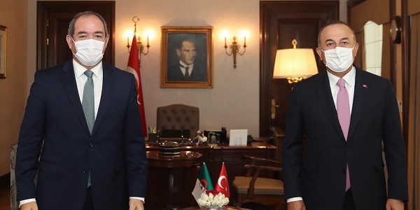 Sayın Bakanımızın Cezayir Dışişleri Bakanı Sabri Bukadum’la görüşmesi, 1 Eylül 2020