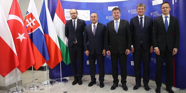 Visit of Foreign Minister Mevlüt Çavuşoğlu to Slovakia to attend the 4th Visegrad Group+Turkey Foreign Ministerial, 30 April 2019