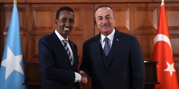 اجتماع وزير الخارجية التركي مع وزير الخارجية الصومالي أحمد عيسى عوض، 27  نوفمبر/تشرين الثاني 2019
