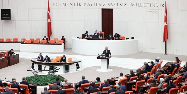 Participation of Foreign Minister Mevlüt Çavuşoğlu in the Session on Palestine of the Grand National Assembly of Turkey, 18 May 2021