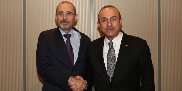 Minister Çavuşoğlu met with Minister Ayman Safadi of Jordan, 25 December 2018