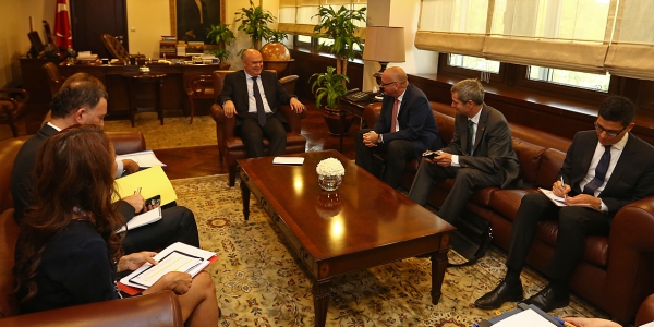 Under Secretary Ambassador Sinirlioğlu received the Political Director of the Federal Foreign Office of Germany