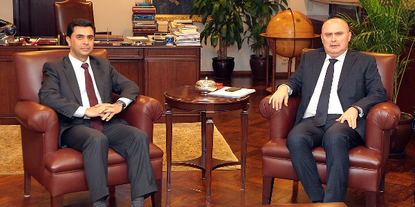 Under Secretary Feridun H. Sinirlioğlu meets Foreign Minister of TRNC, Özdil Nami