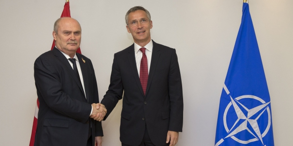 Foreign Minister Feridun Sinirlioğlu met with NATO Secretary General Jens Stoltenberg