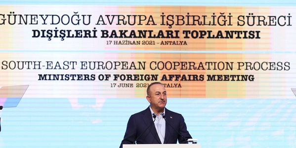 Press Briefing Meeting of Foreign Minister Mevlüt Çavuşoğlu regarding South-East European Cooperation Process Summit and Antalya Diplomacy Forum, 16 June 2021