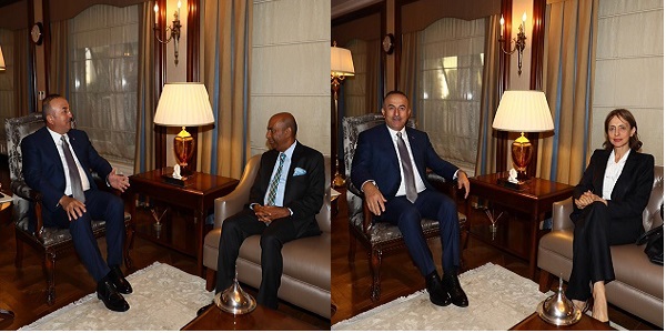 Dışişleri Bakanı Mevlüt Çavuşoğlu’nun Sri Lanka ve Bulgaristan Büyükelçilerini kabulü, 26 Eylül 2017