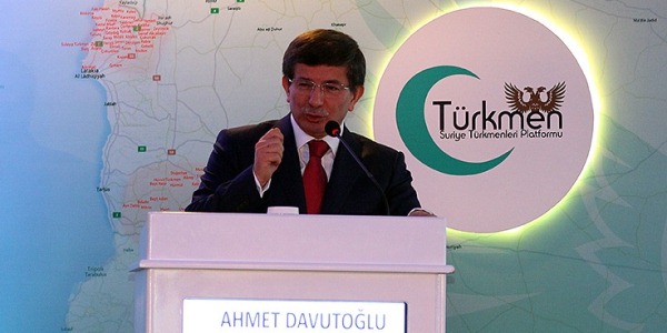 Foreign Minister Davutoğlu “Turkey will continue to support the Syrian Turkmen”.
