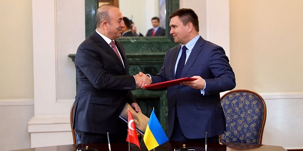 زيارة السيد تشاووش أوغلو وزير الخارجية لأوكرانيا 
