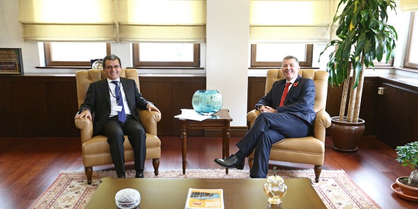 Dışişleri Bakan Yardımcısı Büyükelçi Ahmet Yıldız’ın Birleşik Krallık Büyükelçisini kabulü