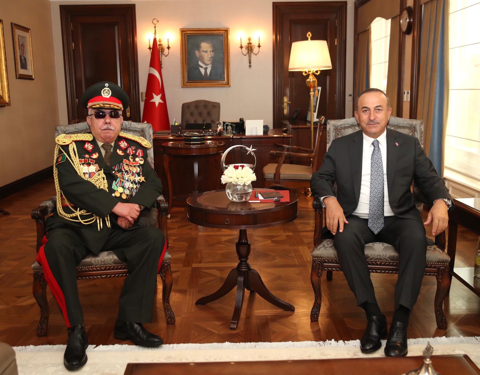 Meeting Of Foreign Minister Mevlut Cavusoglu With Former Vice President Marshal Abdul Rashid Dostum Of Afghanistan 12 August 2020 Rep Of Turkey Ministry Of Foreign Affairs