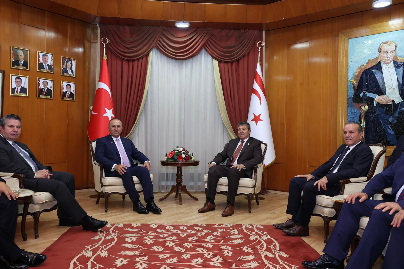 Visit of Foreign Minister Mevlüt Çavuşoğlu to the Turkish Republic of ...
