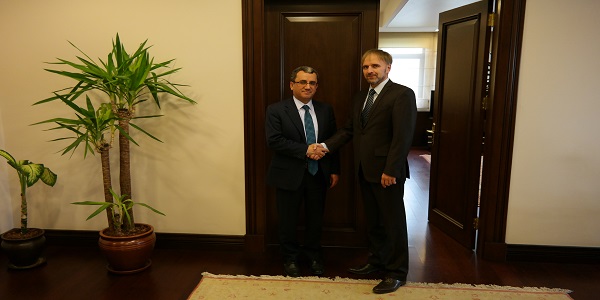 Deputy Minister of Foreign Affairs Ambassador Ahmet Yıldız received Ambassador Bakir Sadovic of Bosnia Herzegovina, 16 March 2017