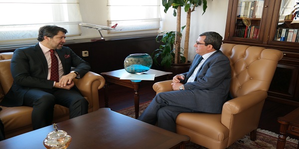 Deputy Minister of Foreign Affairs Ambassador Ahmet Yıldız received Deputy Minister of Foreign Affairs Hekmat Khalil Karzai of the Islamic Republic of Afghanistan, 3 April 2017