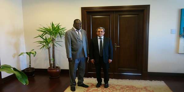 Deputy Minister of Foreign Affairs Ambassador Ahmet Yıldız received Ambassador of Uganda, 11 April 2017