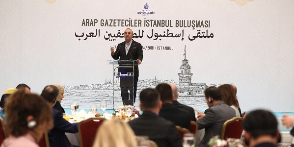 Dışişleri Bakanı Mevlüt Çavuşoğlu Arap Gazeteciler İstanbul Buluşması’na katıldı, 12 Mayıs 2018