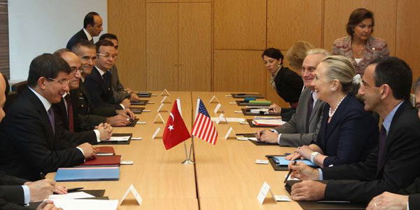 Foreign Minister Davutoglu and U.S. Secretary of State Clinton agreed on the further strengthening of coordination on Syria 