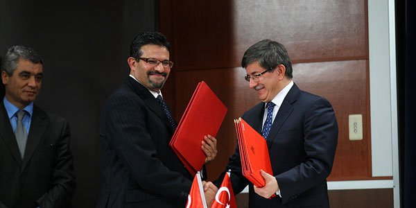 Mr. Rafik Abdessalem, Minister of Foreign Affairs of Tunisia paid his first visit abroad to Turkey.