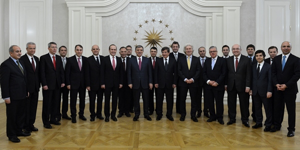 President Gül receives Ambassadors on the second day of the Ambassadors Conference