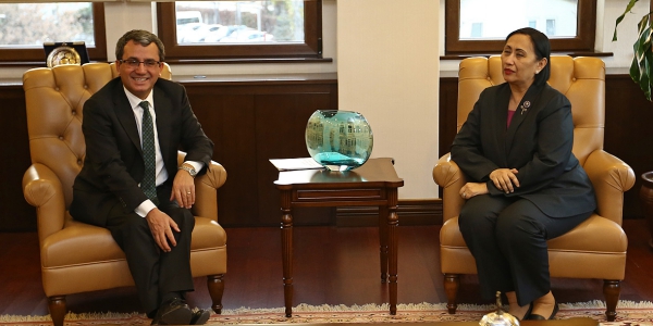 Deputy Foreign Minister Ambassador Yıldız received Ambassador of the Philippines