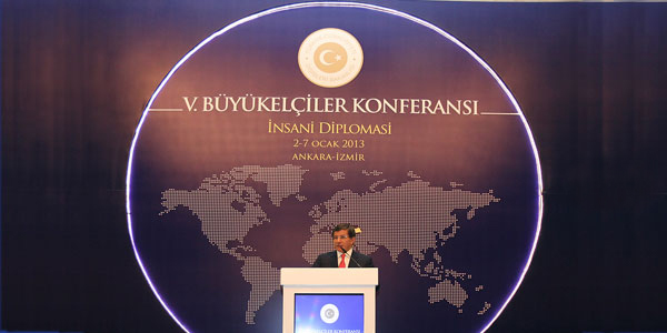 Foreign Minister Davutoğlu “History flowed fast in 2012. It will flow faster in 2013 and we will work harder.”