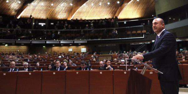 Dışişleri Bakanı Çavuşoğlu'nun Avrupa Konseyi Parlamenterler Meclisi Genel  Kurulu'na katılımı / T.C. Dışişleri Bakanlığı