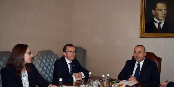 Foreign Minister Çavuşoğlu received Mr. Eide, UN Secretary General`s Special Adviser to Cyprus
