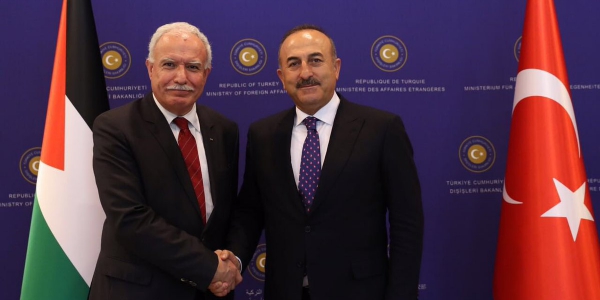The visit of the Foreign Minister of Palestine to Turkey