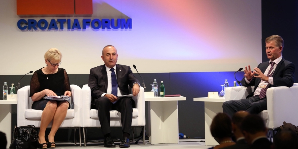 Foreign Minister Çavuşoğlu attended Croatia Forum.
